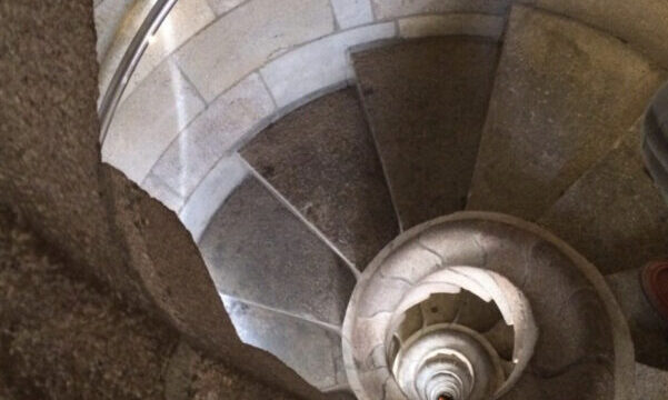 spiral staircase Sagrada Familia