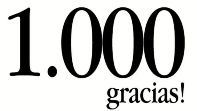 1000 gracias